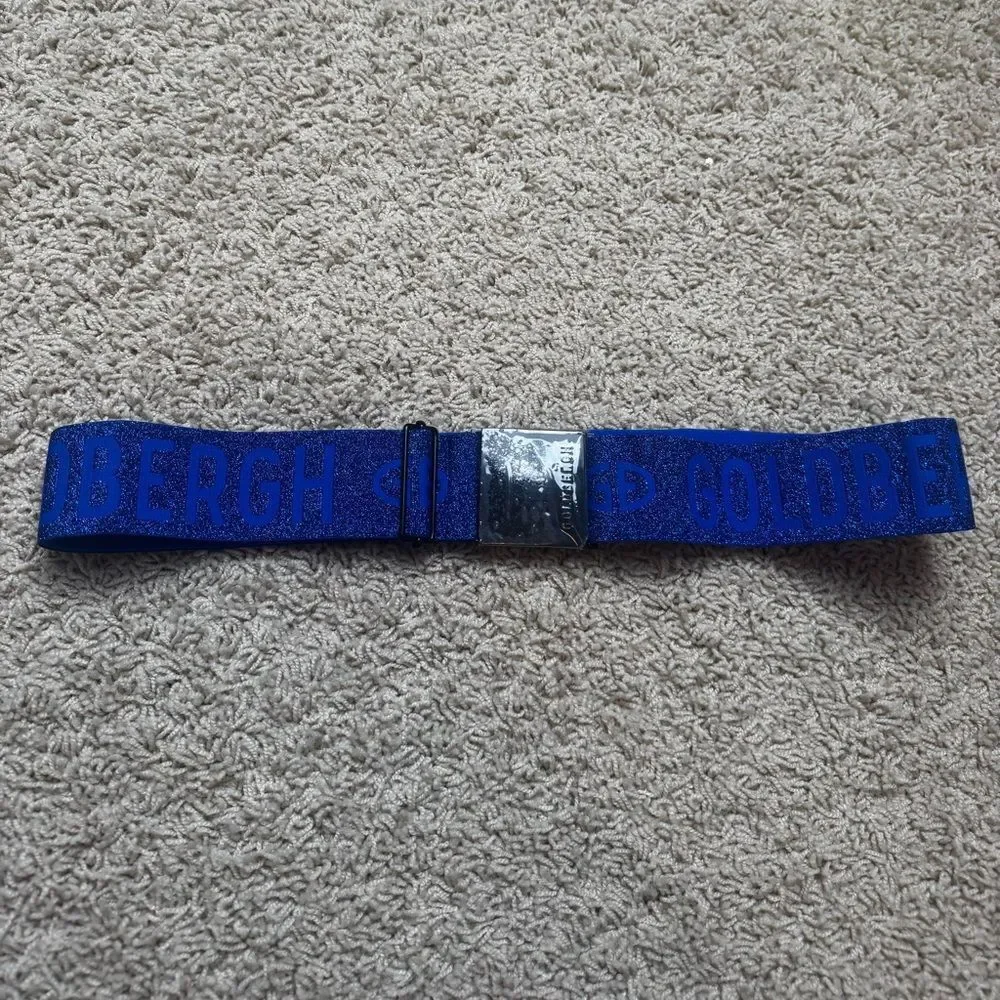 Goldbergh Ski Belt Logo Blue for Ski Pants, Jacket, and ski suits